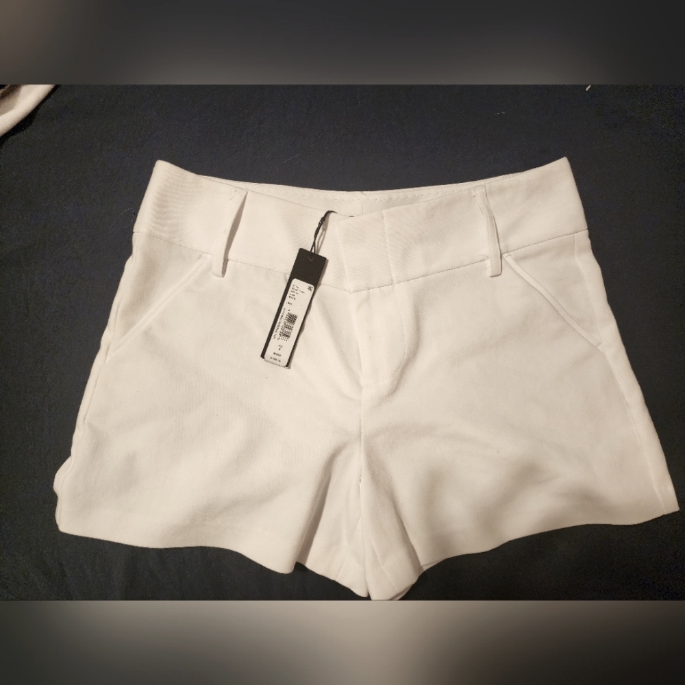 White dress shorts